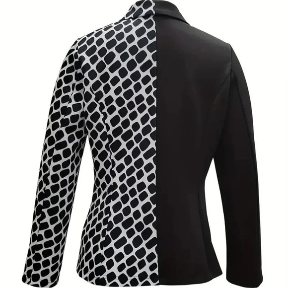 Elegant Double Breasted Lapel Blazer - Picture 3 of 3